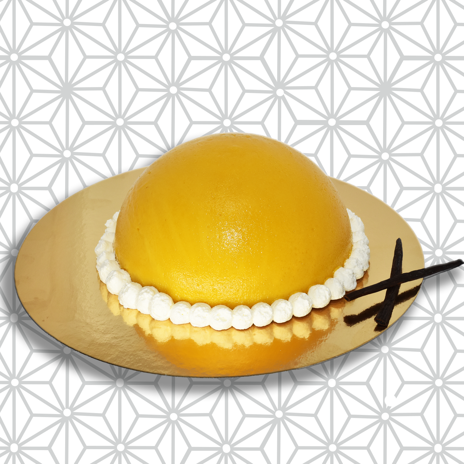 Mango-Vanille-Bombe